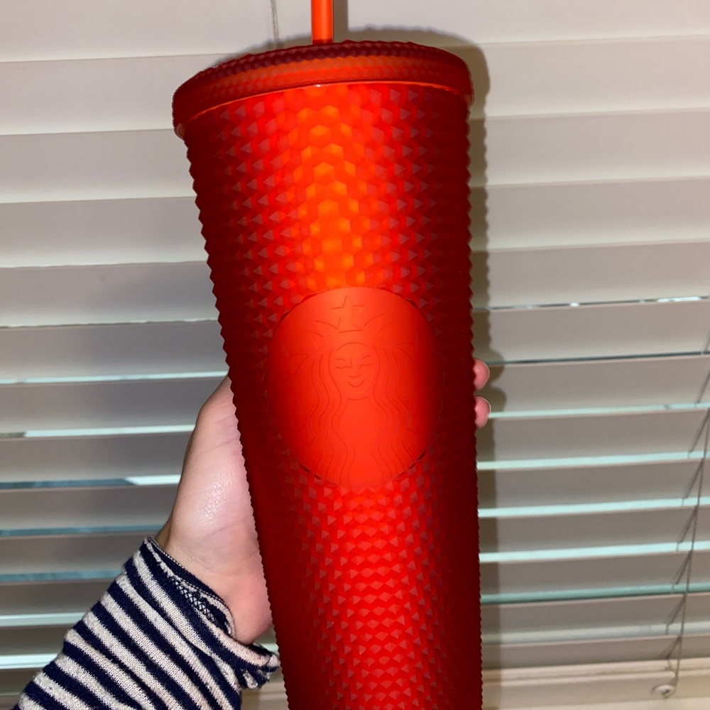 Starbucks Soft Studded Matte Cup in Red